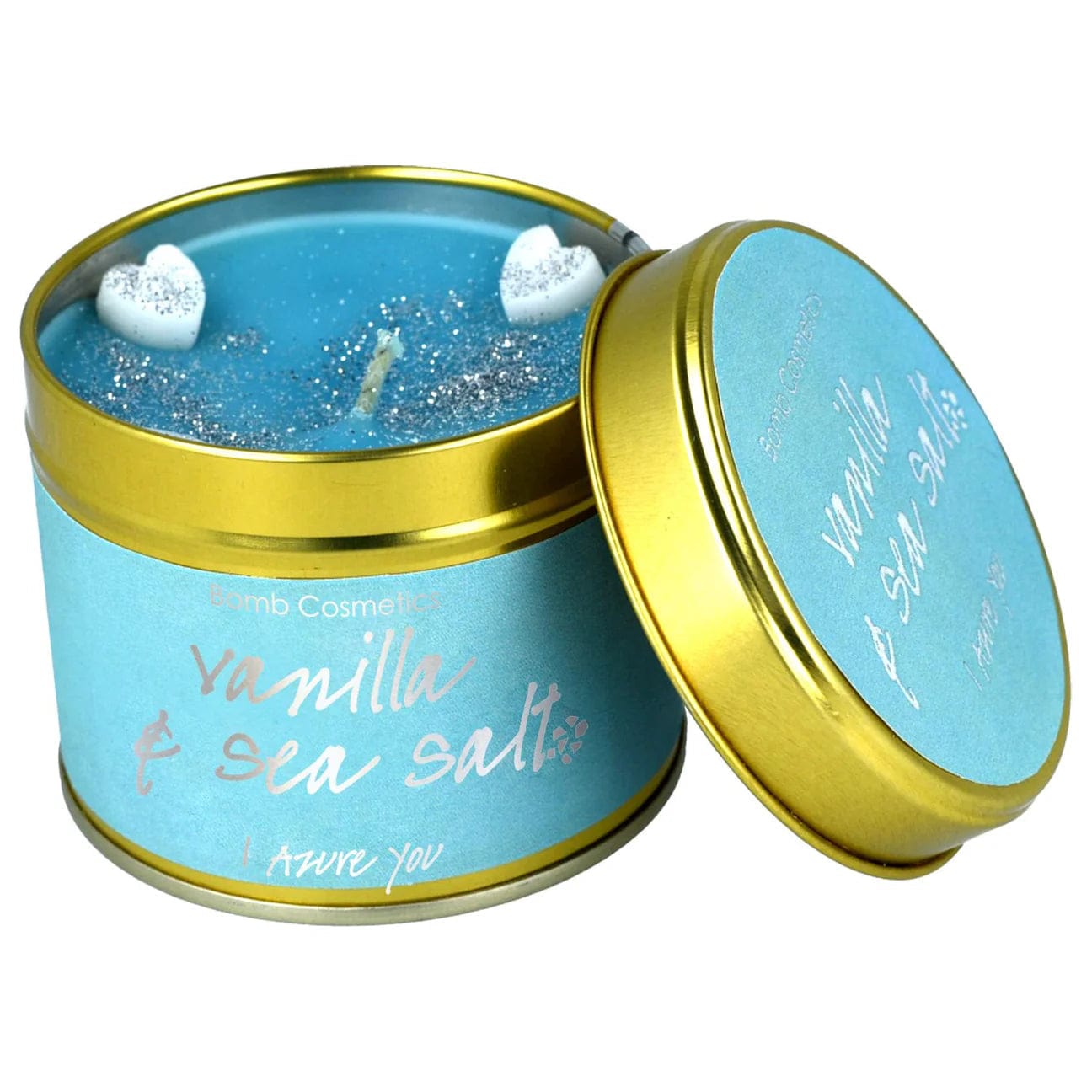 Vanilla & Sea Salt Scented Tinned Candle