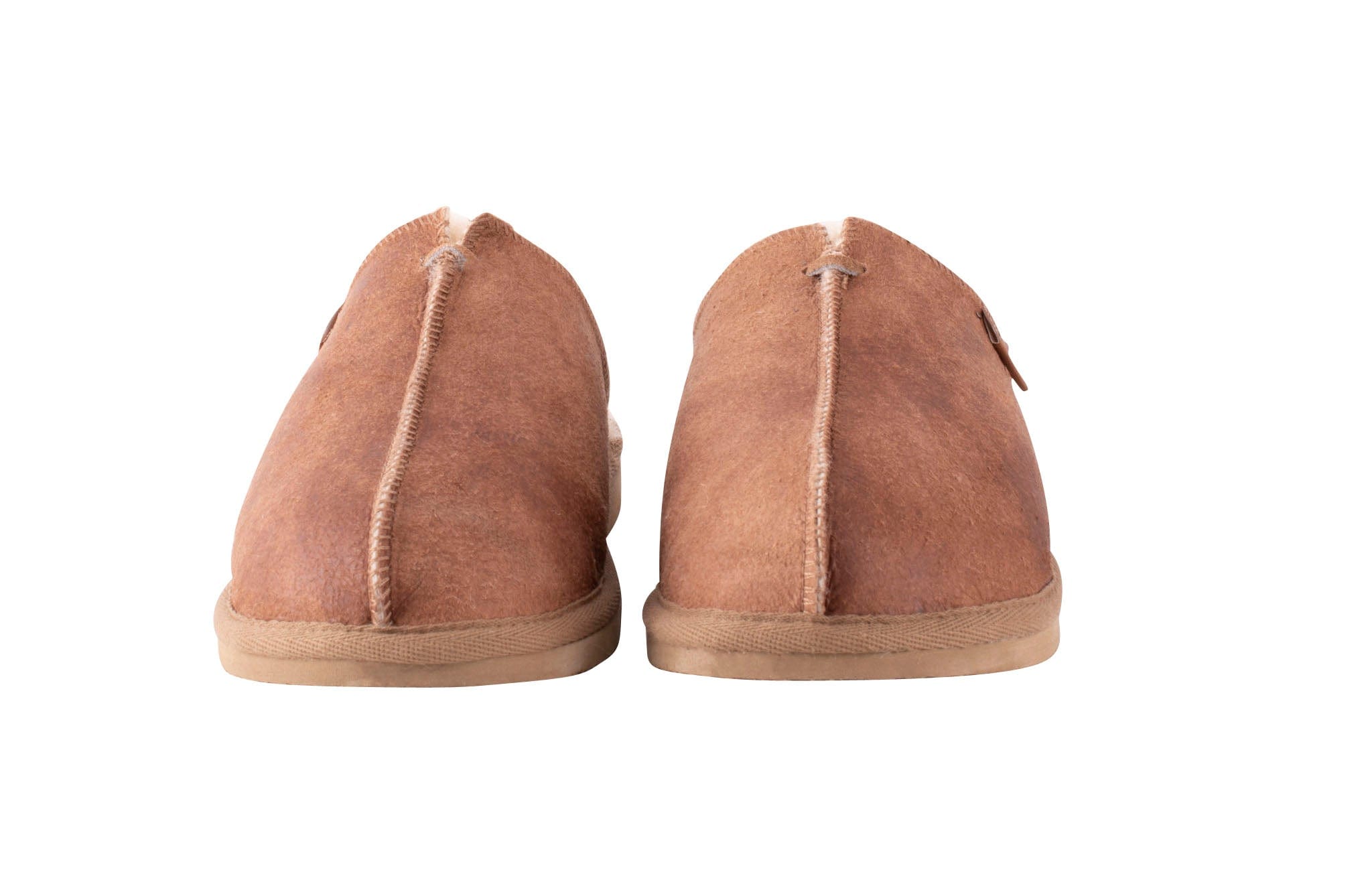 Hugo Antique Cognac Sheepskin Slippers