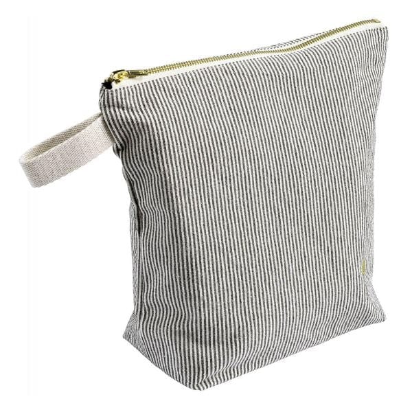 Finette Tall Toiletry Bag, Caviar Stripe