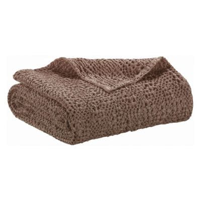 Tana 180x260 Stonewashed Cotton Bed Cover, Coffee (Café)