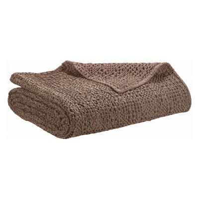 Tana 140x200 Stonewashed Cotton Throw Coffee (Café)