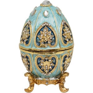 Turquesa Egg Trinket Box