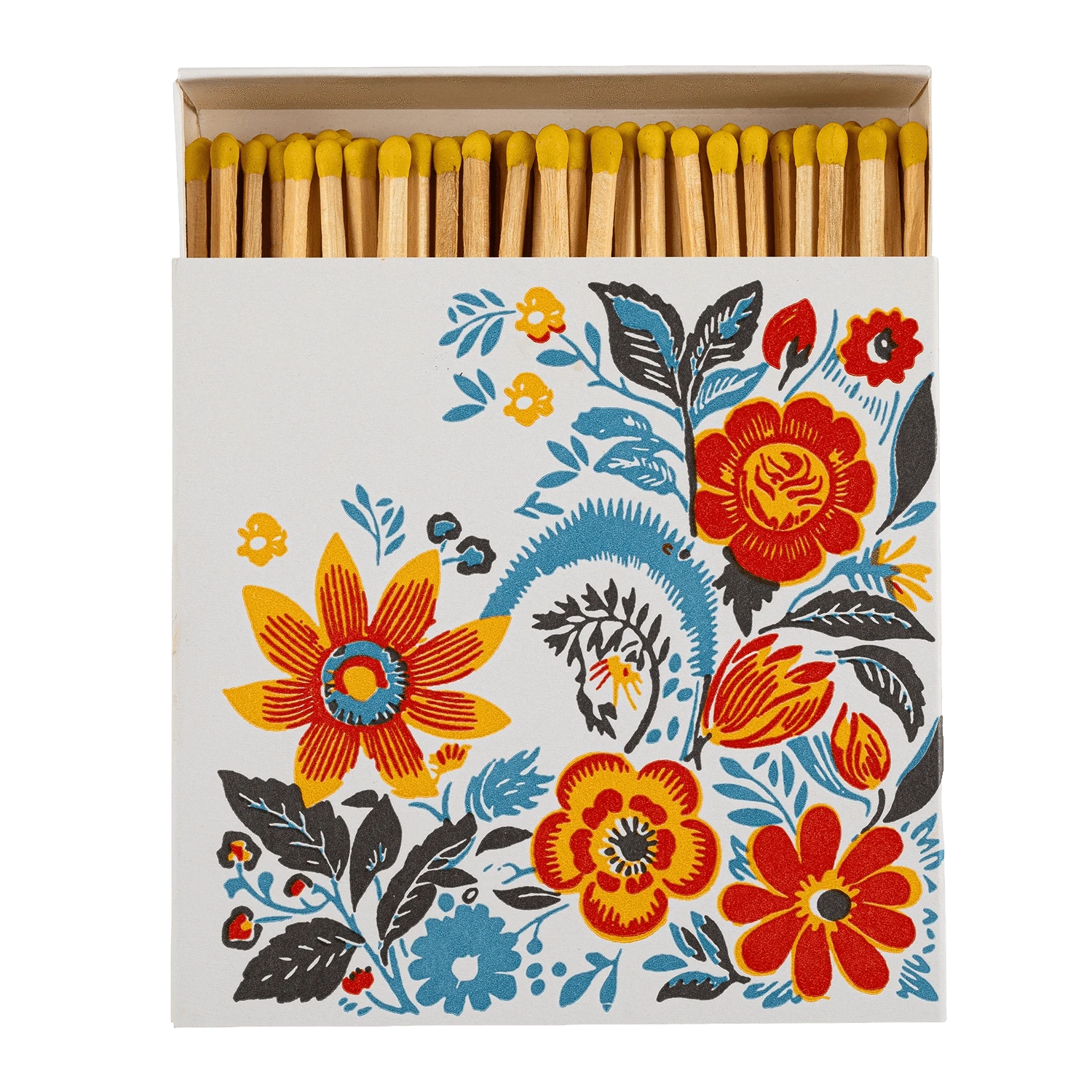 Square Luxury Match Box Flowers