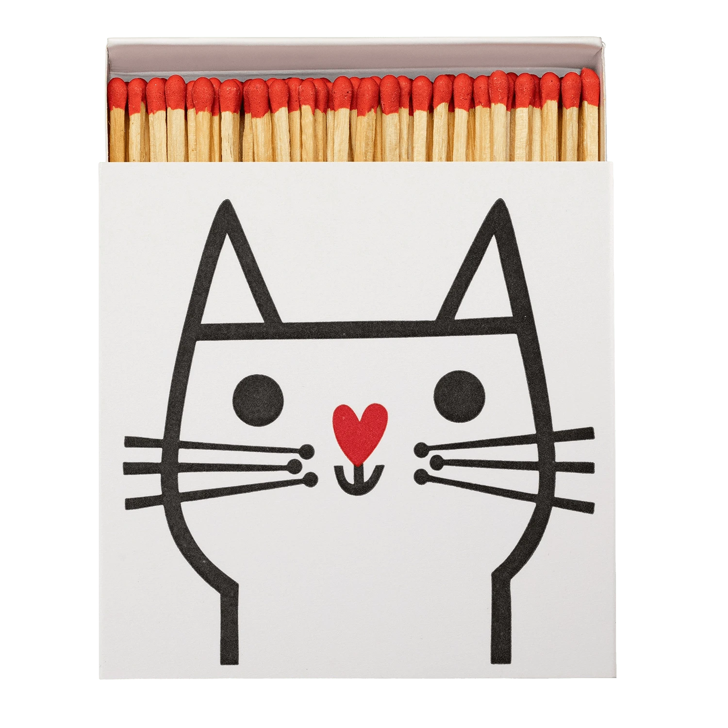 Square Luxury Match Box Cat