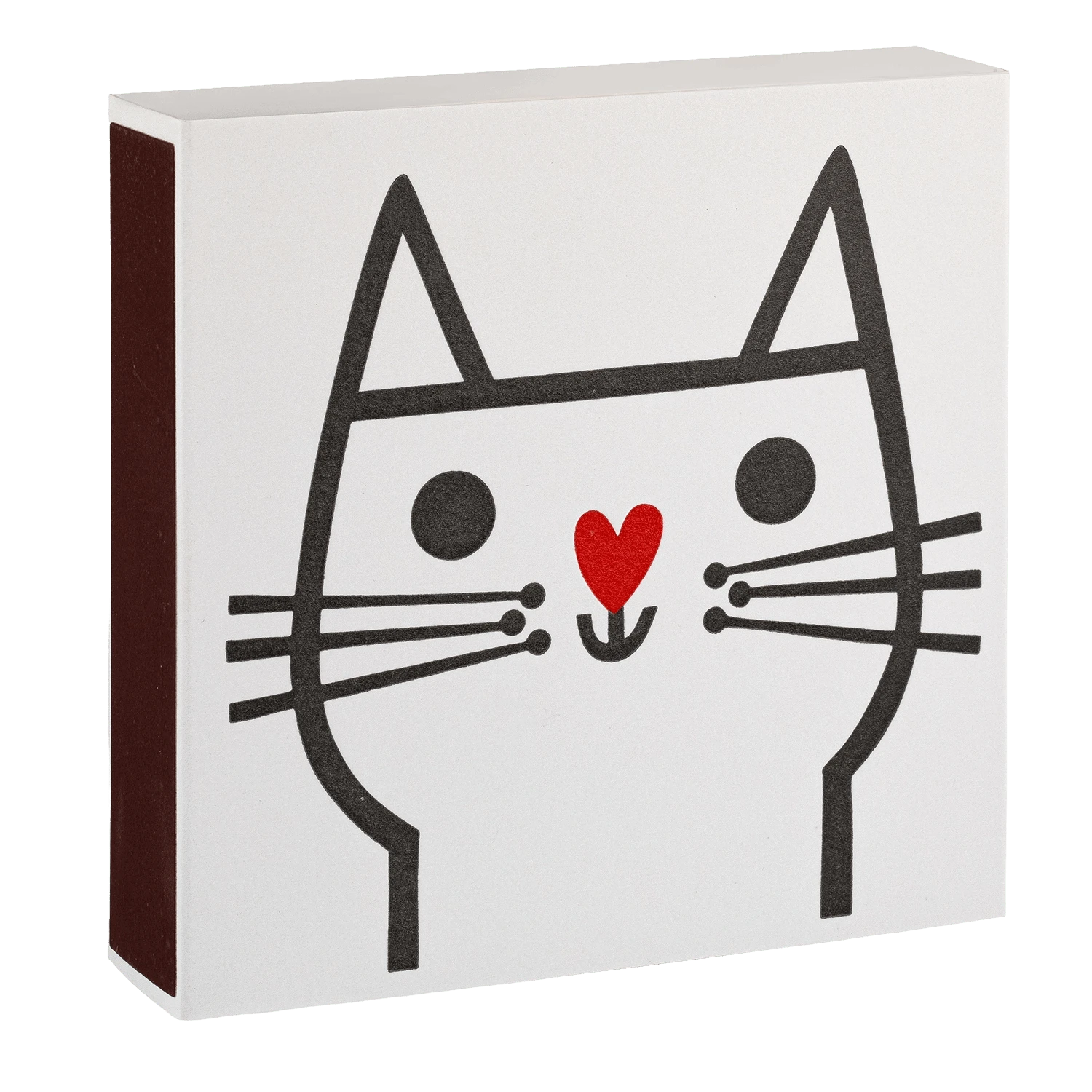 Square Luxury Match Box Cat
