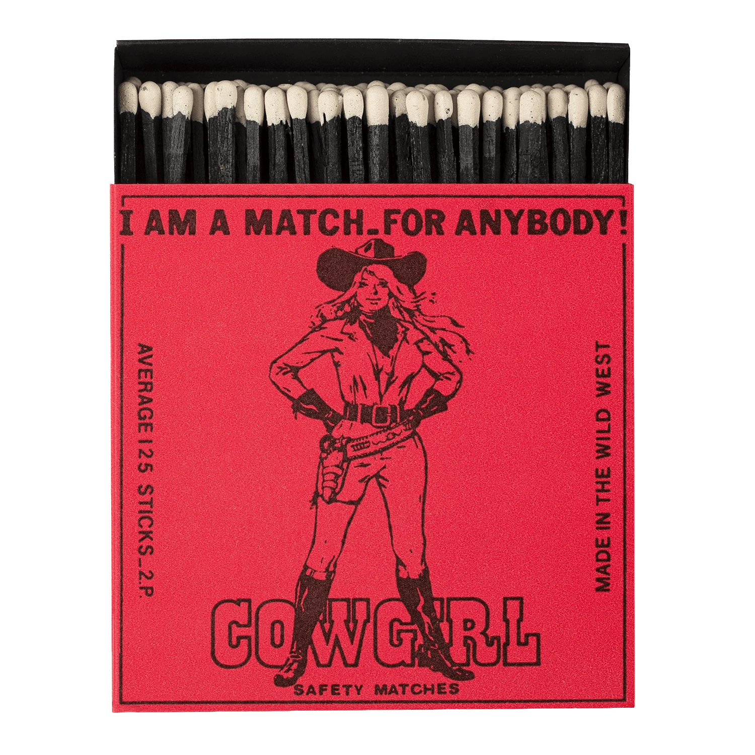 Square Luxury Match Box Cowgirl