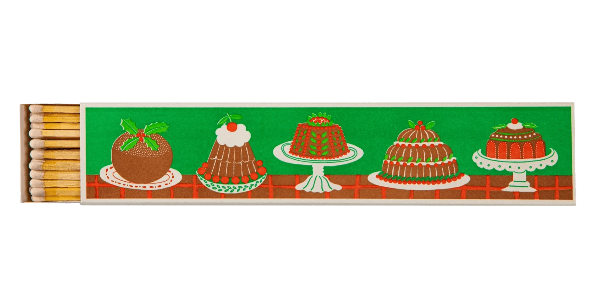 Extra Long Luxury Matches Christmas Puddings