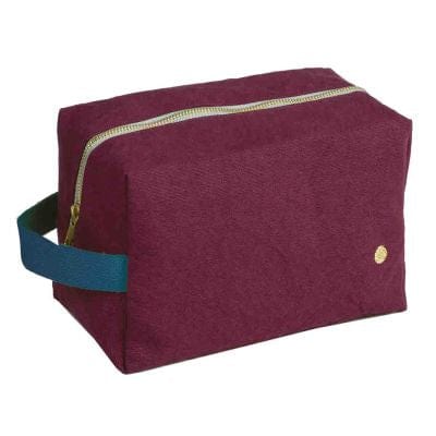 Iona Cube Wash Bag, Large Wine