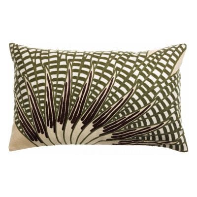 Ewan Embroidered Cushion by Vivaraise, Linen 40x65