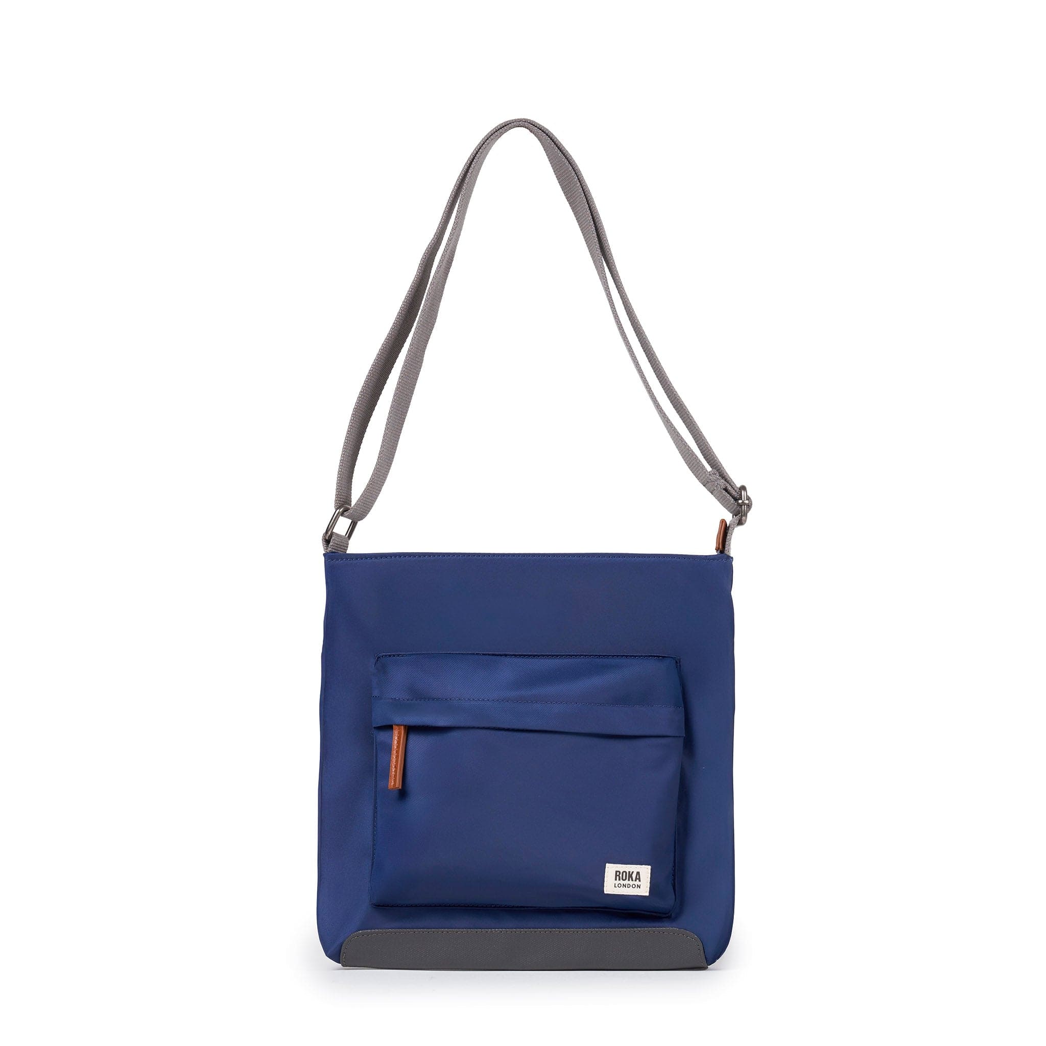 Roka Kennington B Recycled Nylon Crossbody Bag Crisp Blue