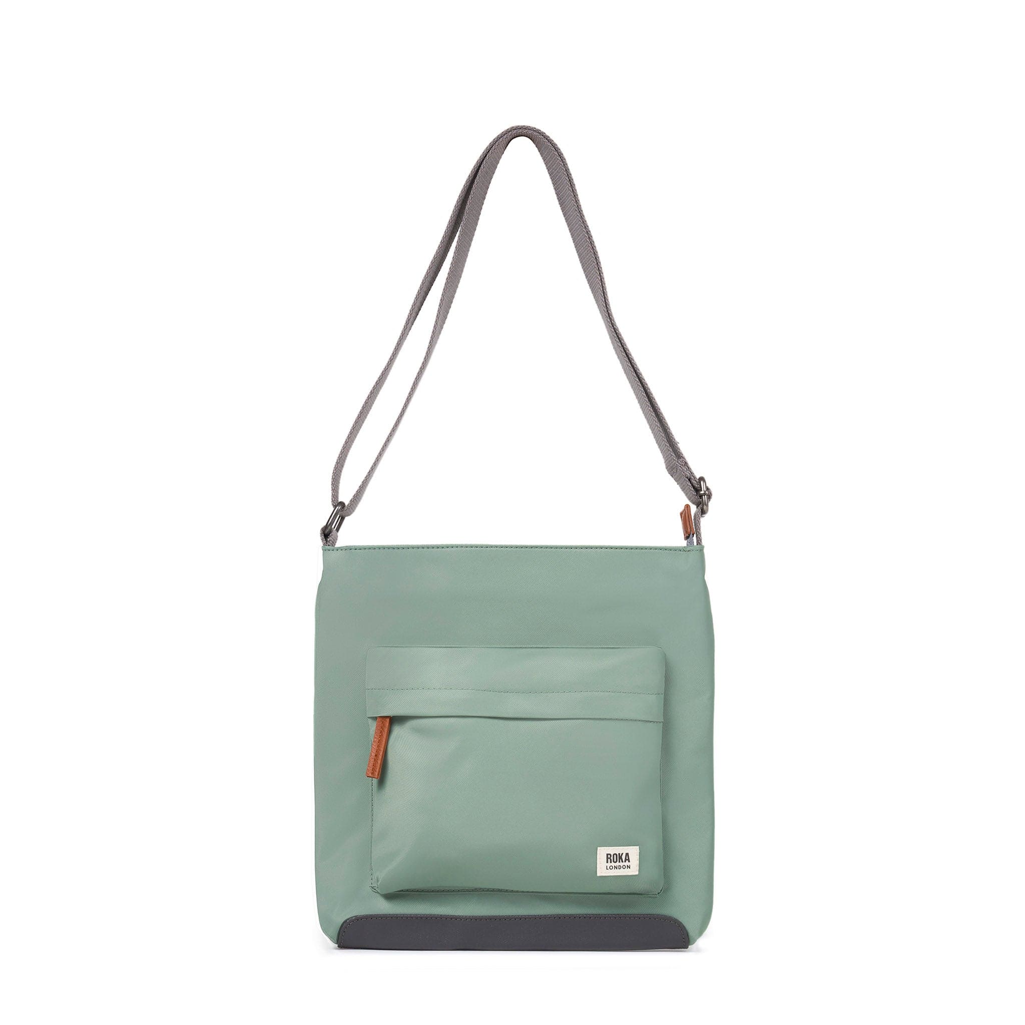 Roka Kennington B Recycled Nylon Crossbody Bag Frost
