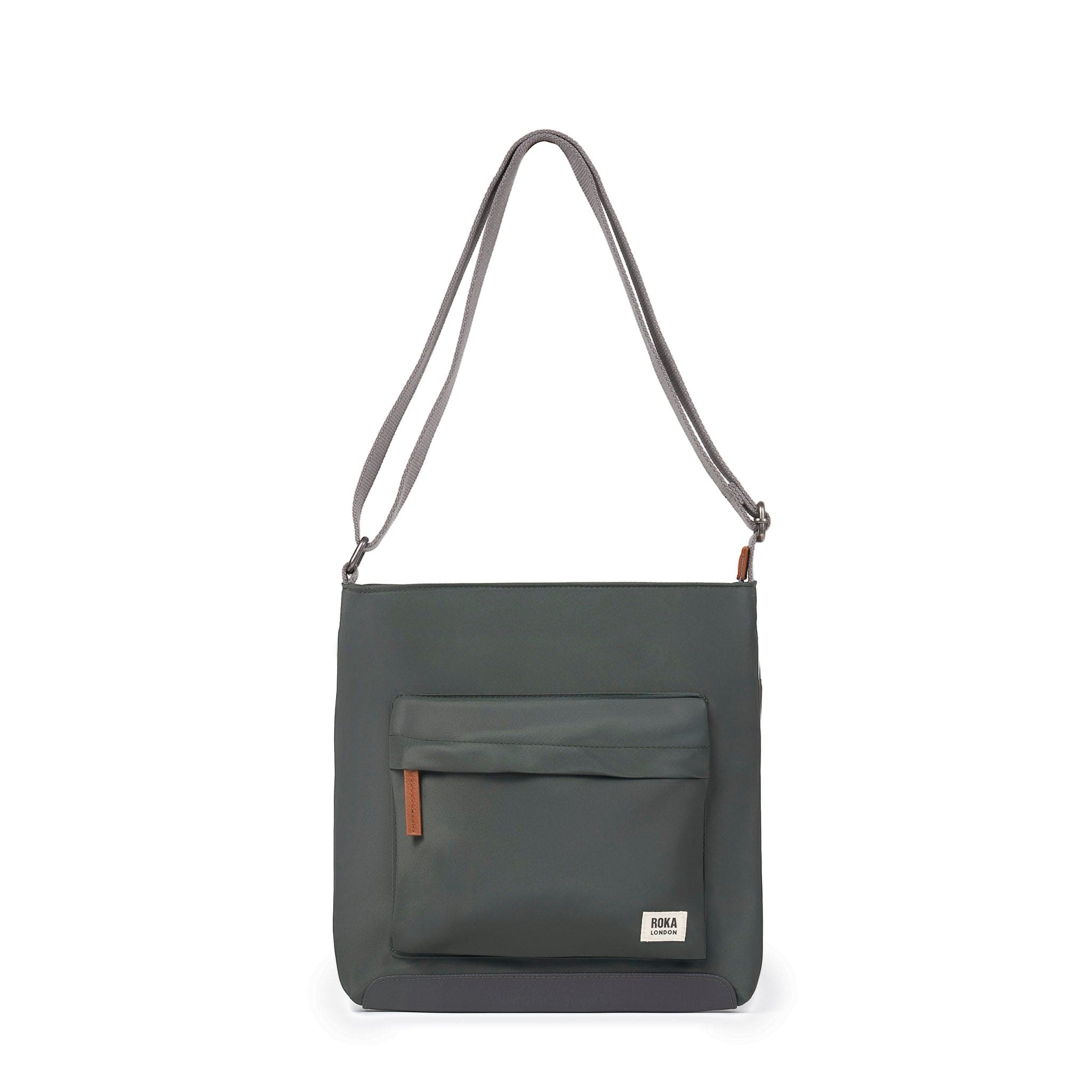 Roka Kennington B Recycled Nylon Crossbody Bag Thyme