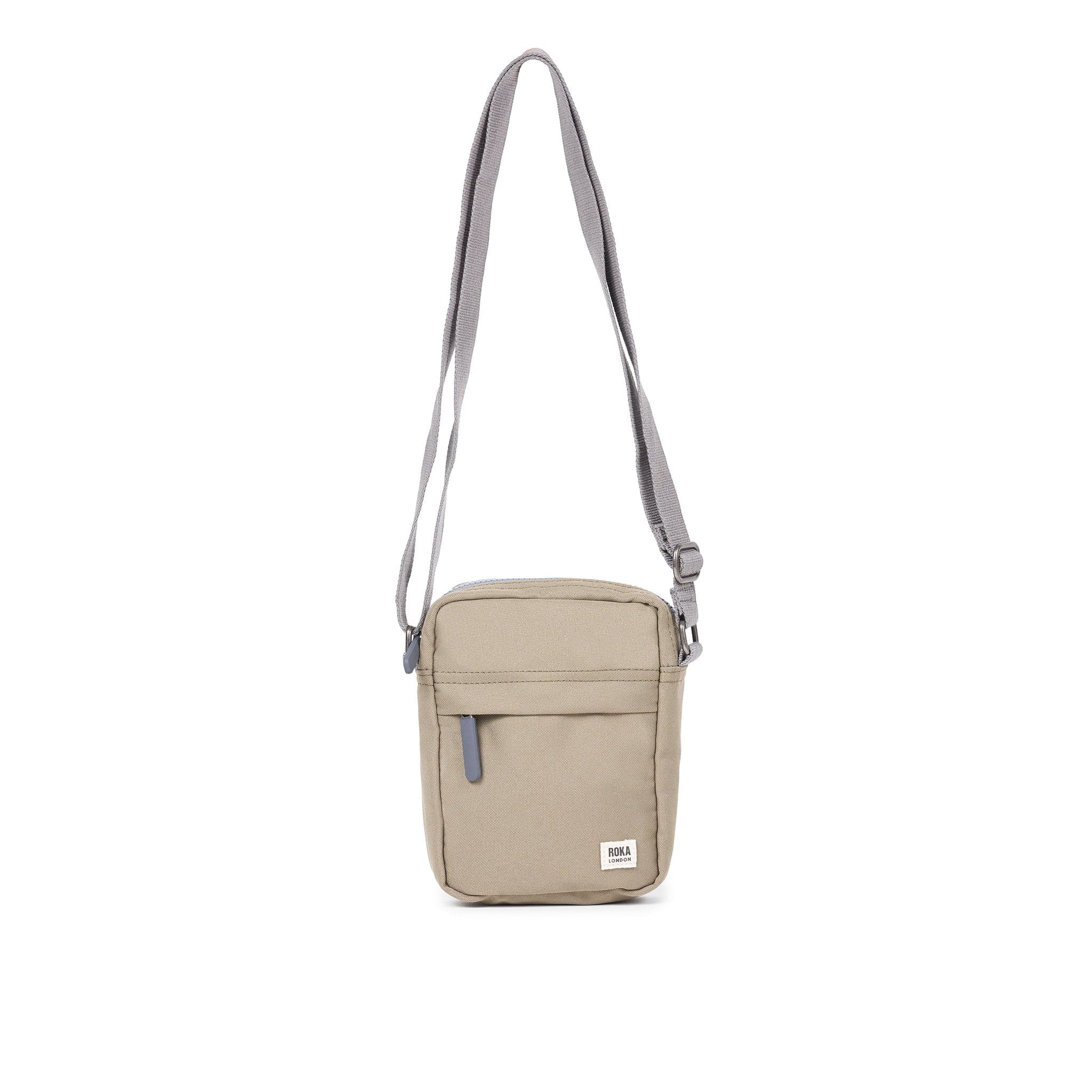 Bond Recycled Canvas Pocket Bag by Roka London Taupe