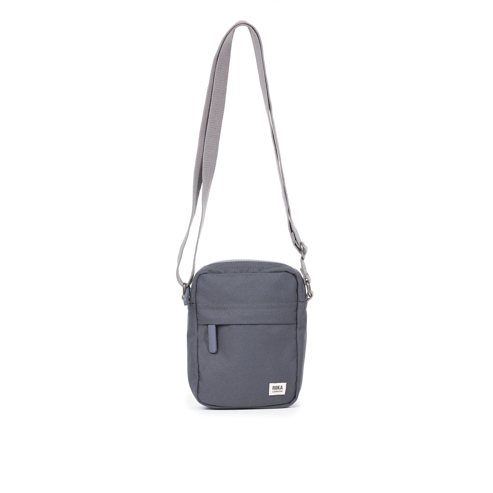 Bond Recycled Canvas Pocket Bag by Roka London Faded Black