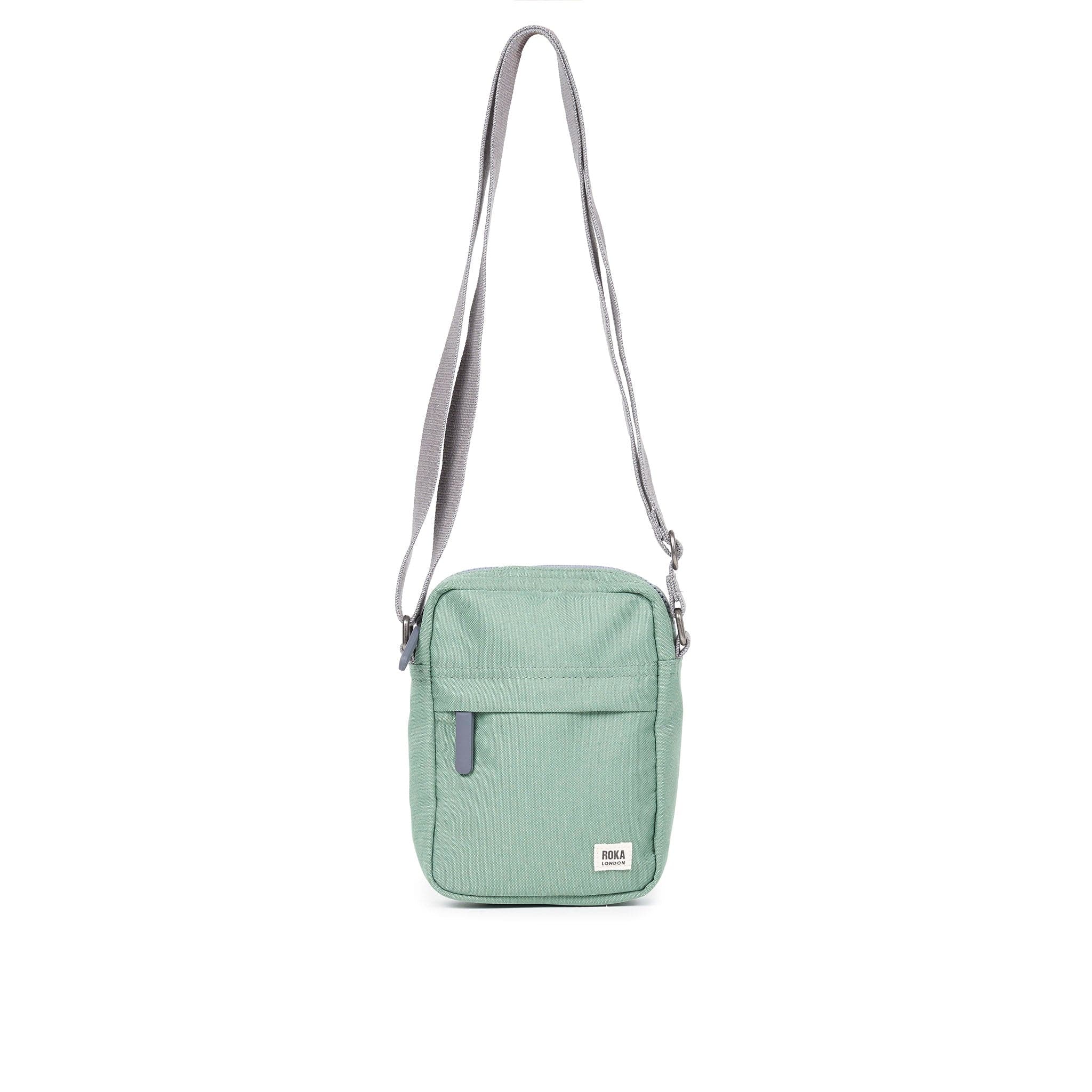 Bond Recycled Canvas Pocket Bag by Roka London Frost
