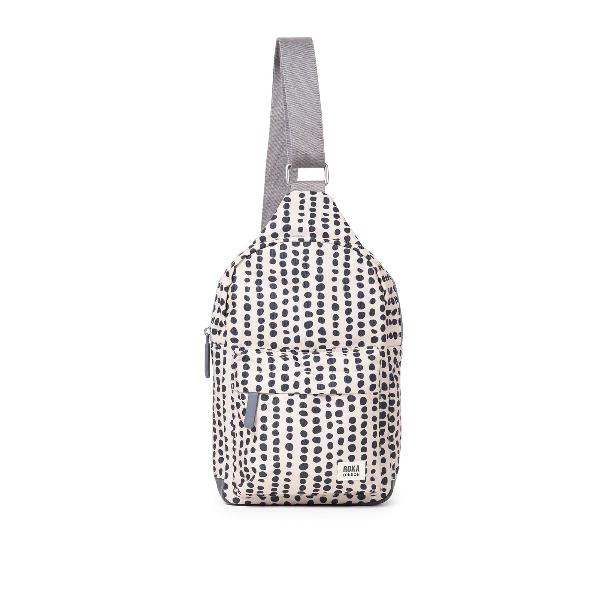 Willesden B Linear Dot Recycled Canvas Crossbody Bag