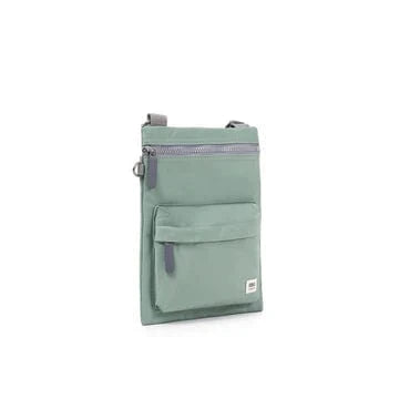 Roka Chelsea Recycled Nylon Crossbody Pocket Medium Frost