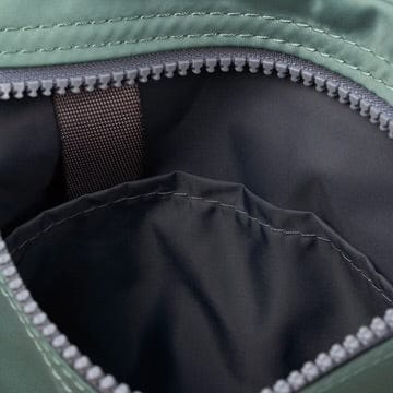 Roka Chelsea Recycled Nylon Crossbody Pocket Medium Frost