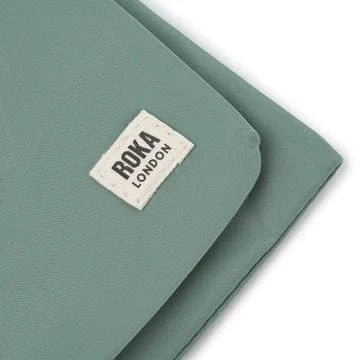 Roka Chelsea Recycled Nylon Crossbody Pocket Medium Frost