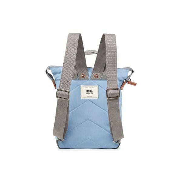 Retro Blue Roka Bantry B Sustainable Nylon Rucksack Small