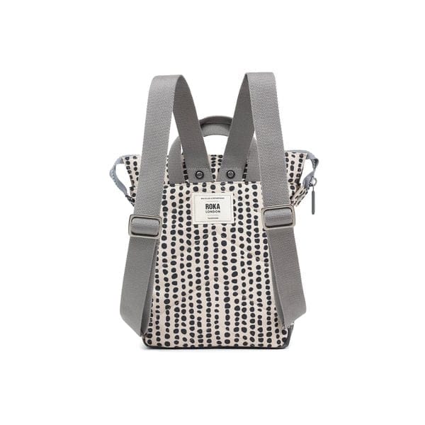 Roka Bantry B Linear Dot Recycled Canvas Rucksack