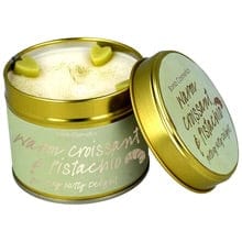 The Warm Croissant & Pistachio Scented Tinned Candle