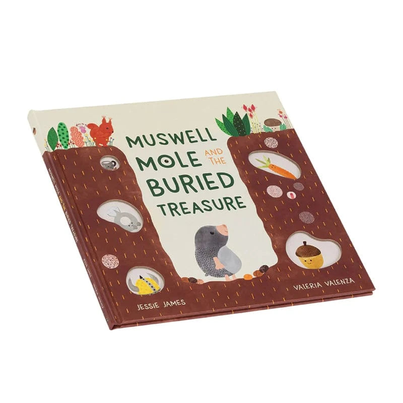 Jellycat Muswell Mole And The Buried Treasure Book