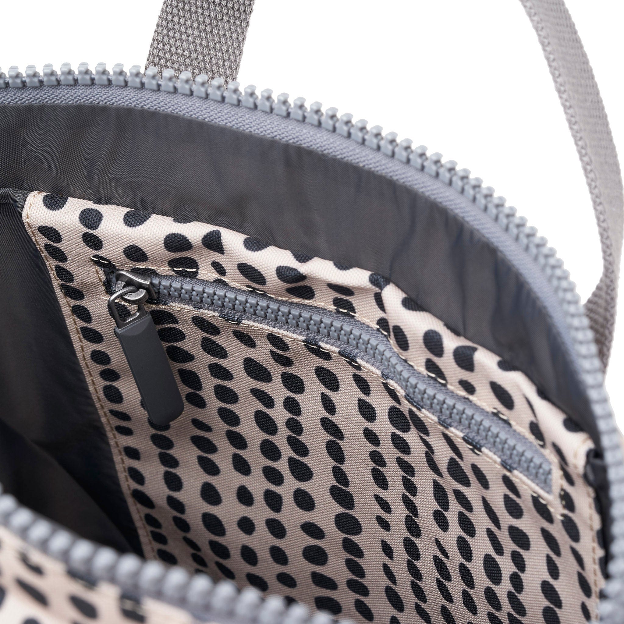 Roka Canfield B Linear Dot Recycled Canvas Medium Rucksack