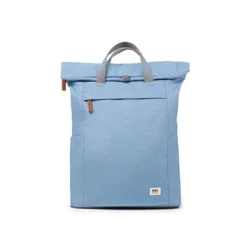 Roka Finchley A Large Recycled Canvas Rucksack Retro Blue