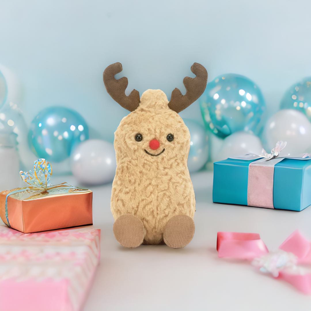 Jellycat Amuseable Peanut Reindeer