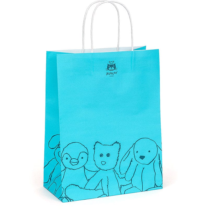 Jellycat Blue Paper Carrier Bag