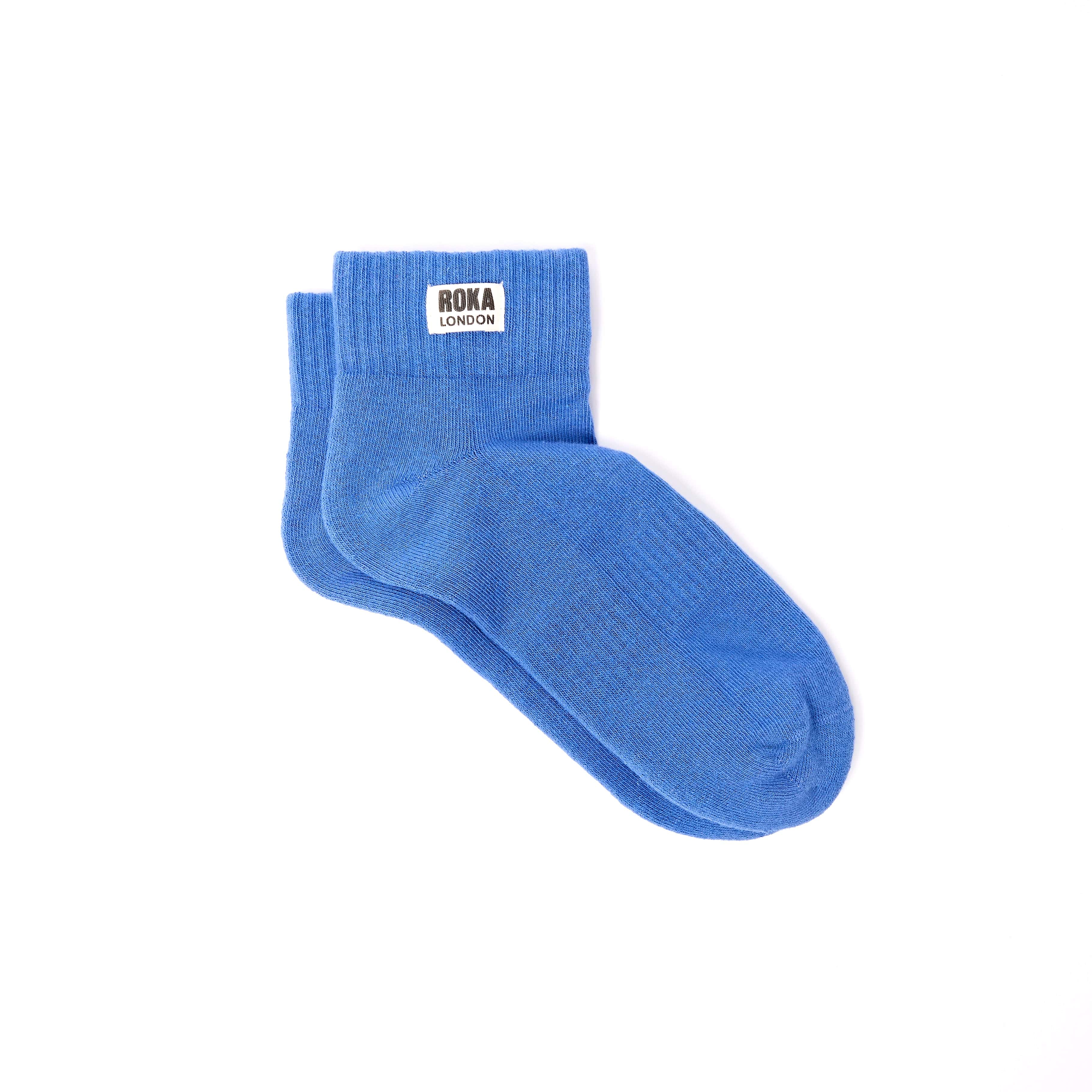 Roka Wembley Organic Cotton Socks Malibu Blue
