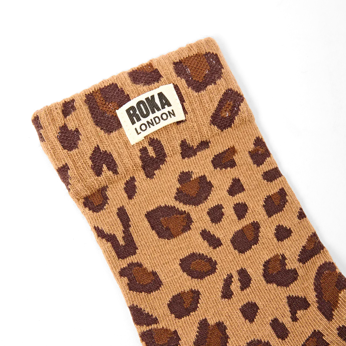 Roka Wimbledon Organic Cotton Printed Crew Socks