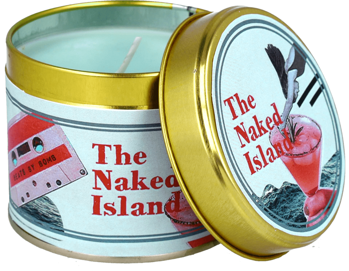 The Naked Island Scented Tinned Candle