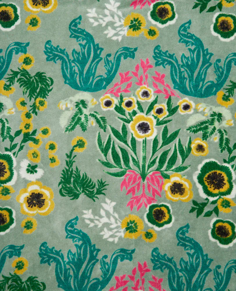 Les Touristes Velvet Dressing Gown - Swainston Green