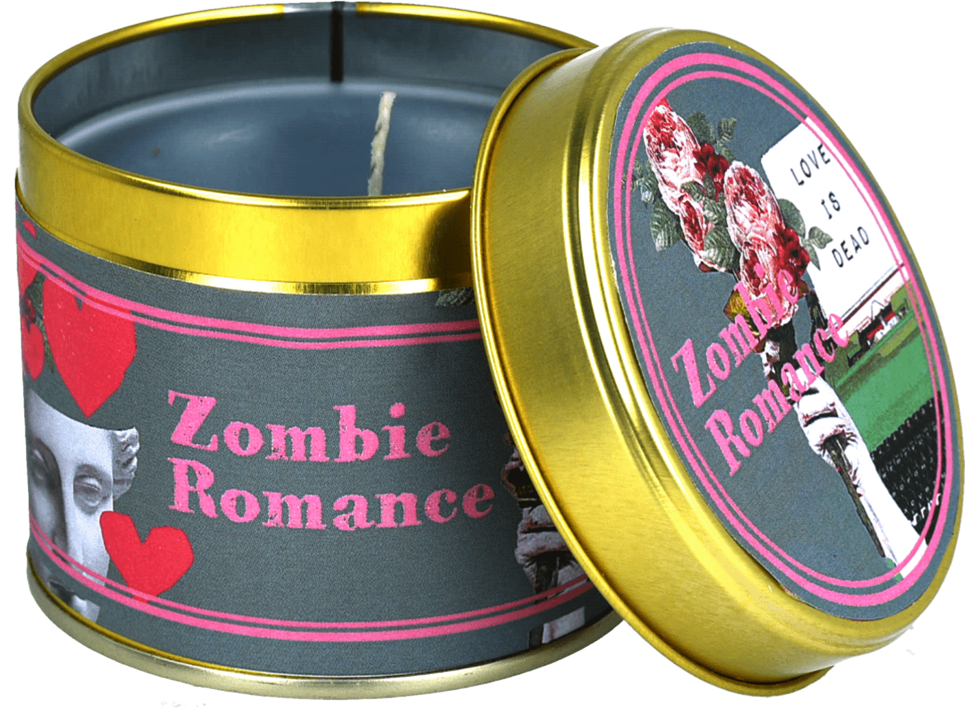 Zombie Romance Scented Tinned Candle