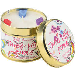 Three Little Birds Scented Tinned Candle
