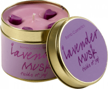 Lavender Musk Scented Tinned Candle