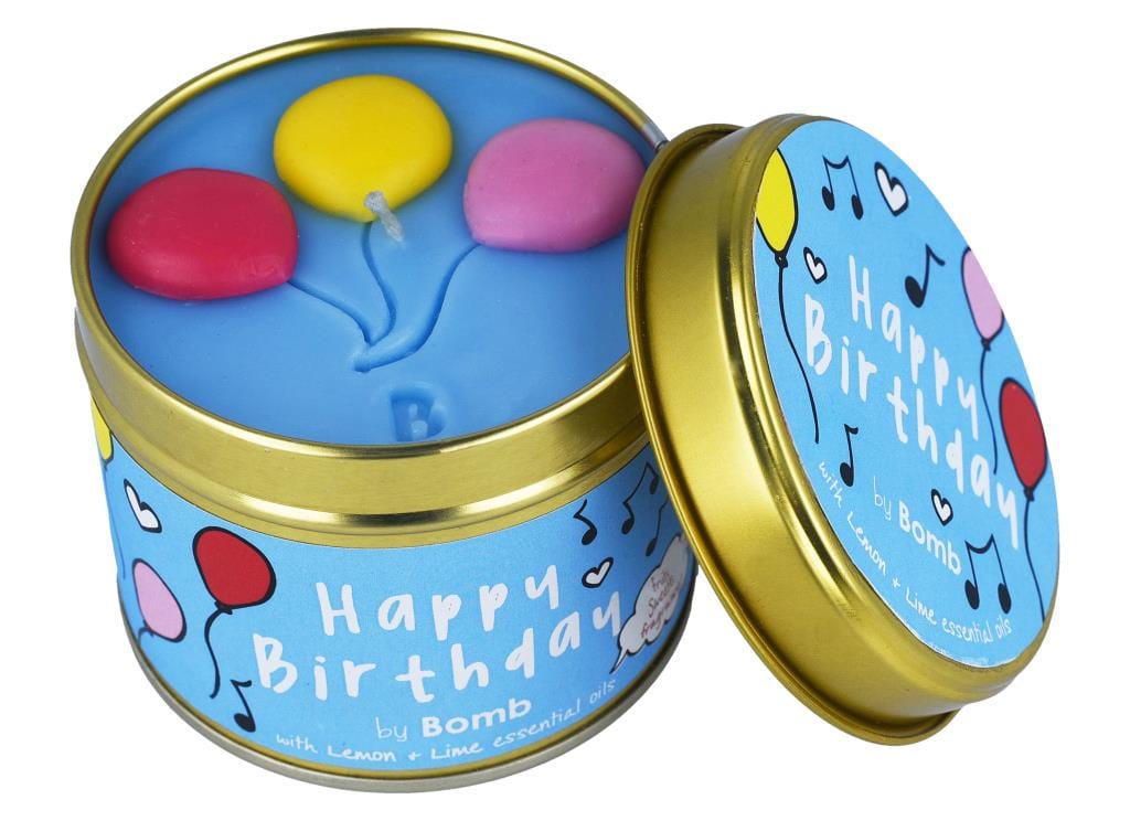 Happy Birthday Scented Tinned Candle