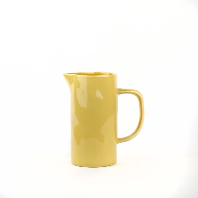 Yellow Small Ceramic Jug