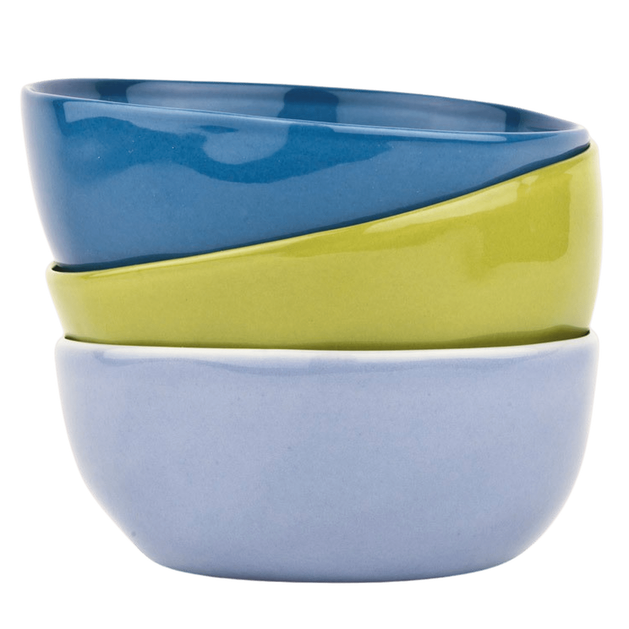 Deep Blue Large Ceramic Dipping Bowl