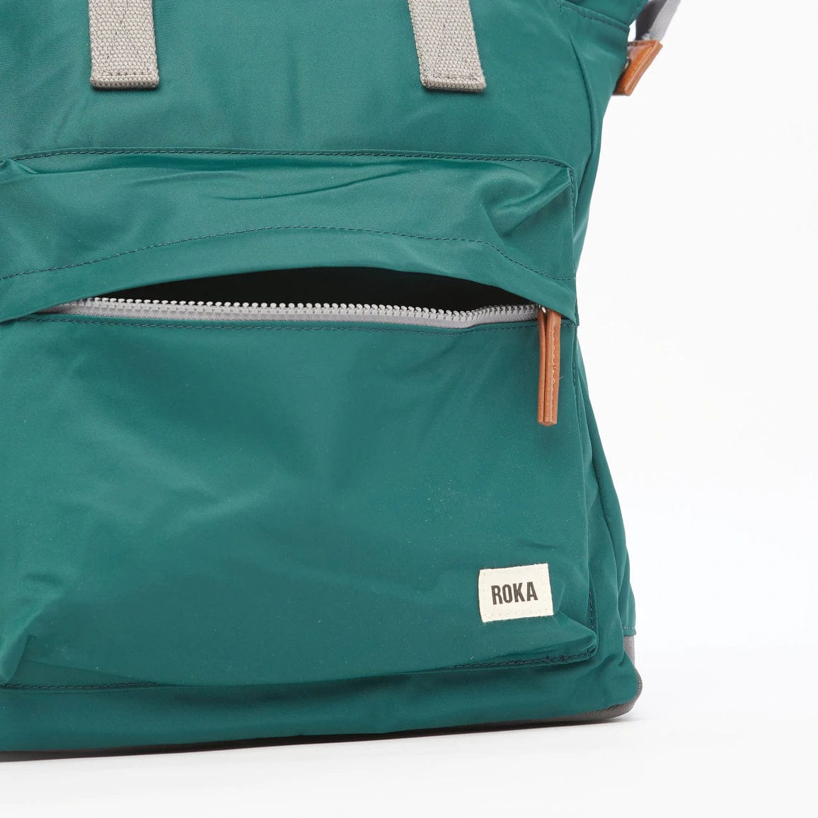 Teal Roka Bantry B Sustainable Nylon Rucksack Small