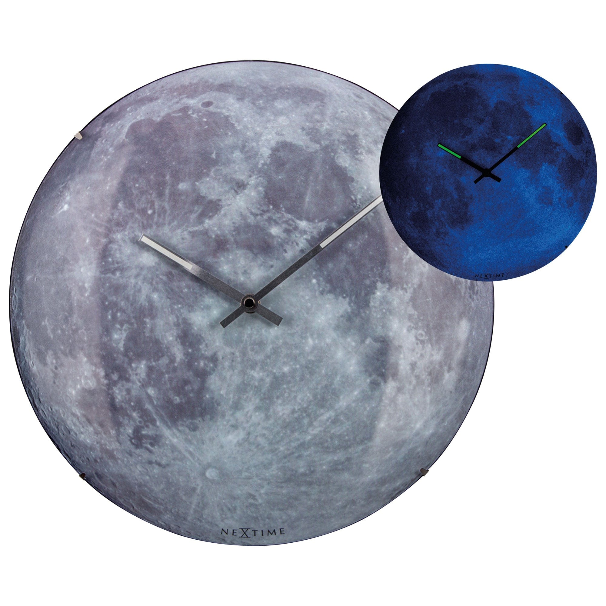 Glow in the Dark Moon Dome Wall Clock