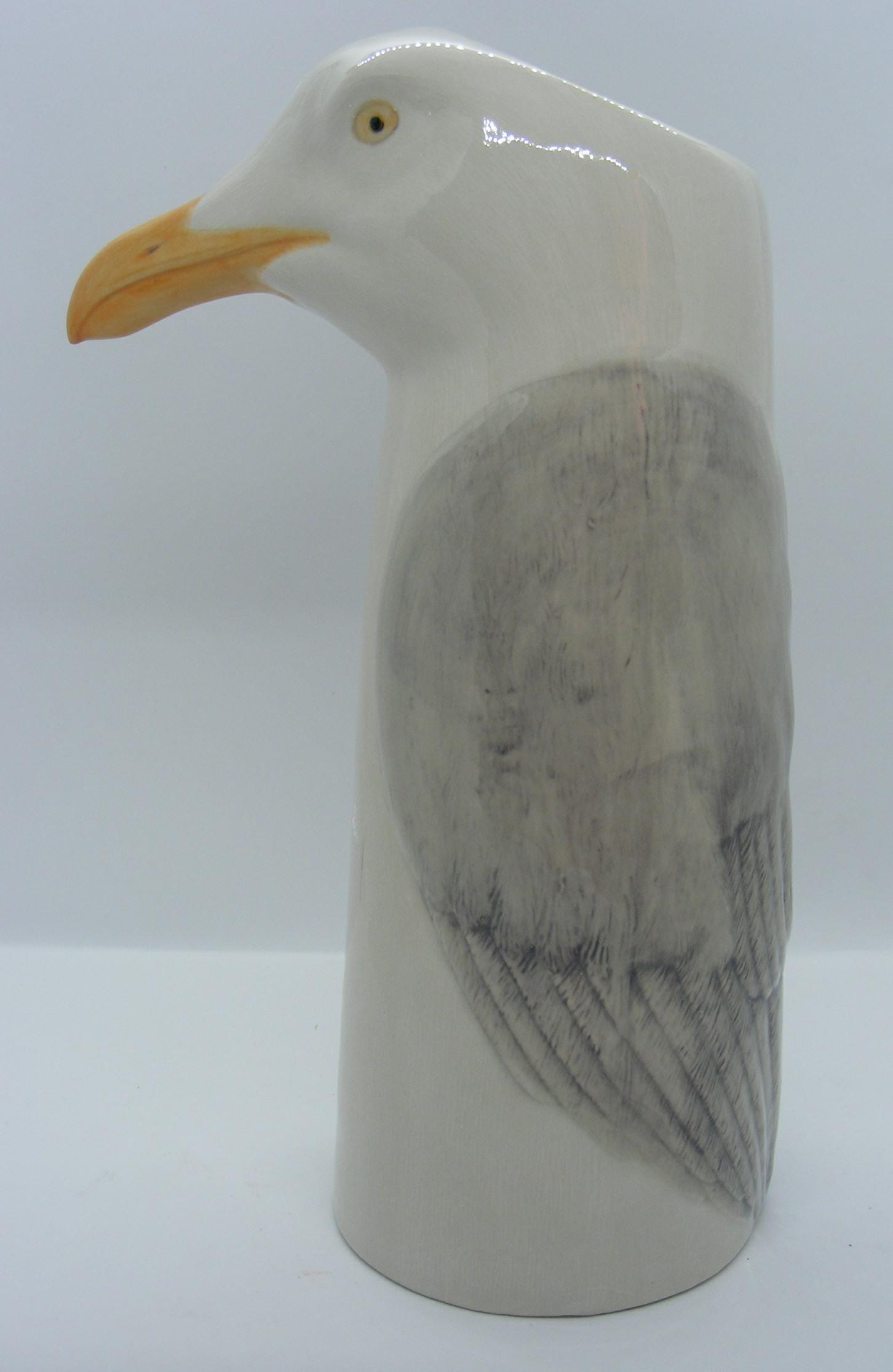 Herring Gull Tall Ceramic Vase