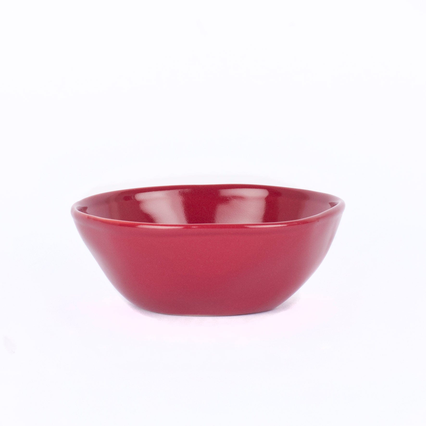 Raspberry Small Ceramic Dipping Bowl