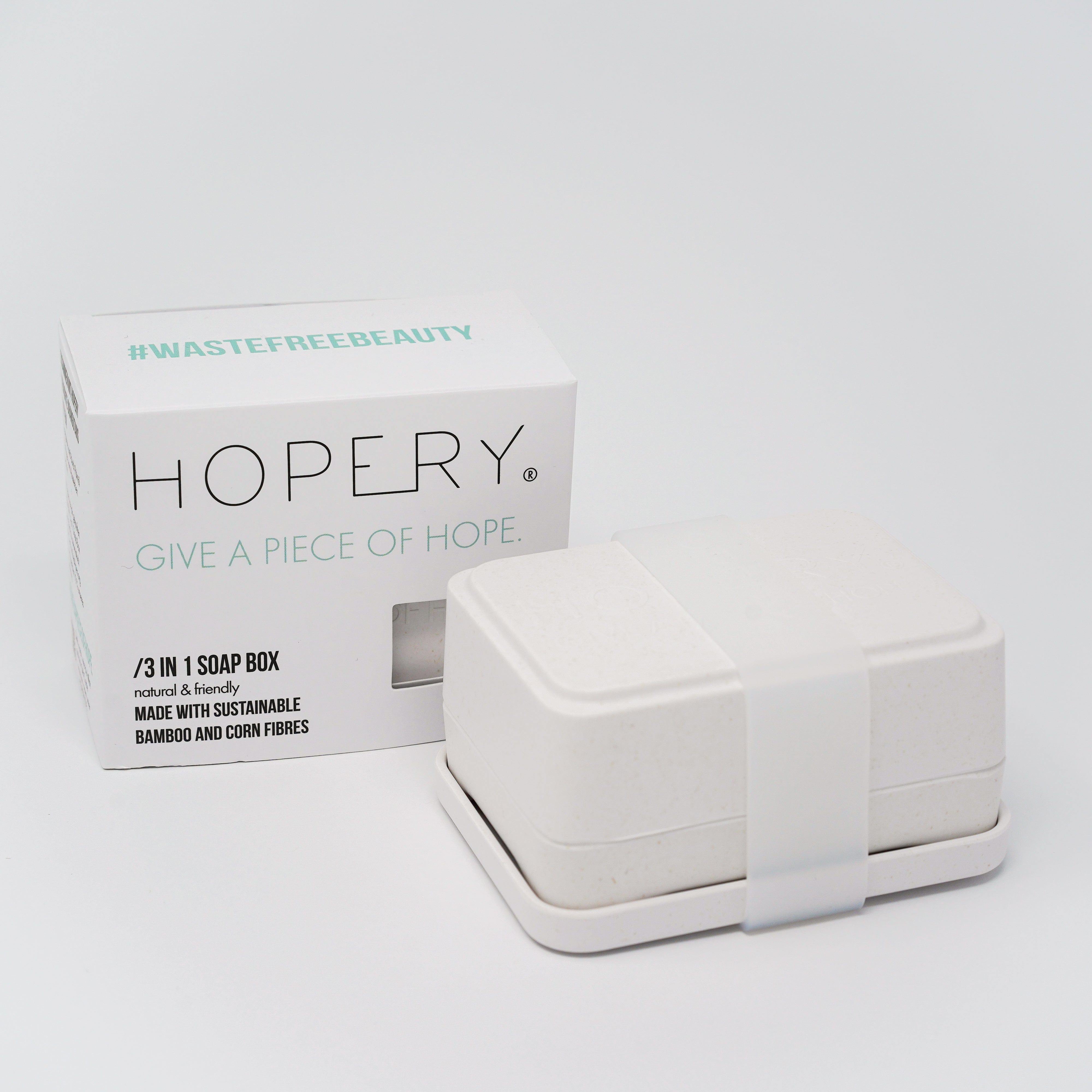 WHITE 3 in 1 SOAP BOX by HOPERY