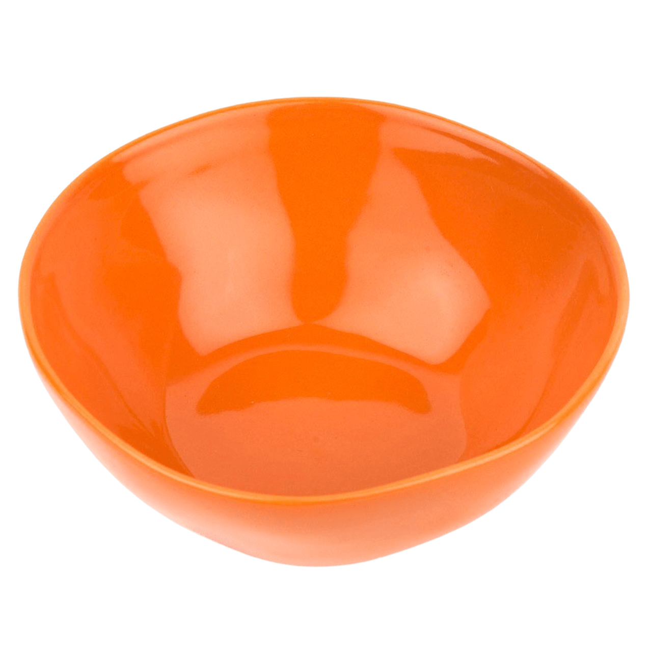 Orange Small Ceramic Dipping Bowl