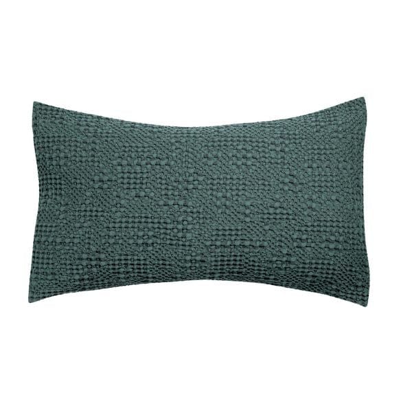 Tana 40x65 Stonewashed Cotton Cushion by Vivaraise, Prusse