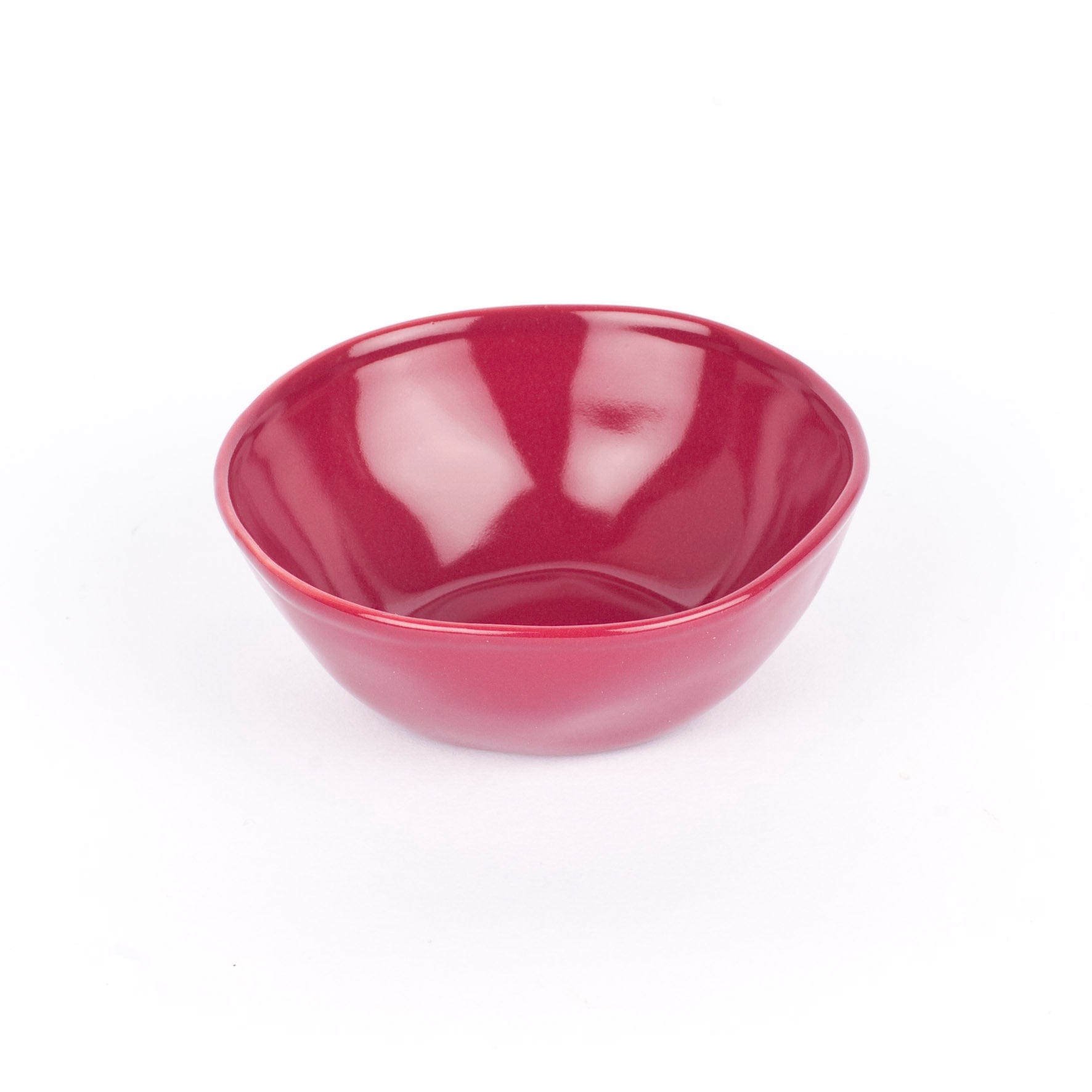 Raspberry Small Ceramic Dipping Bowl