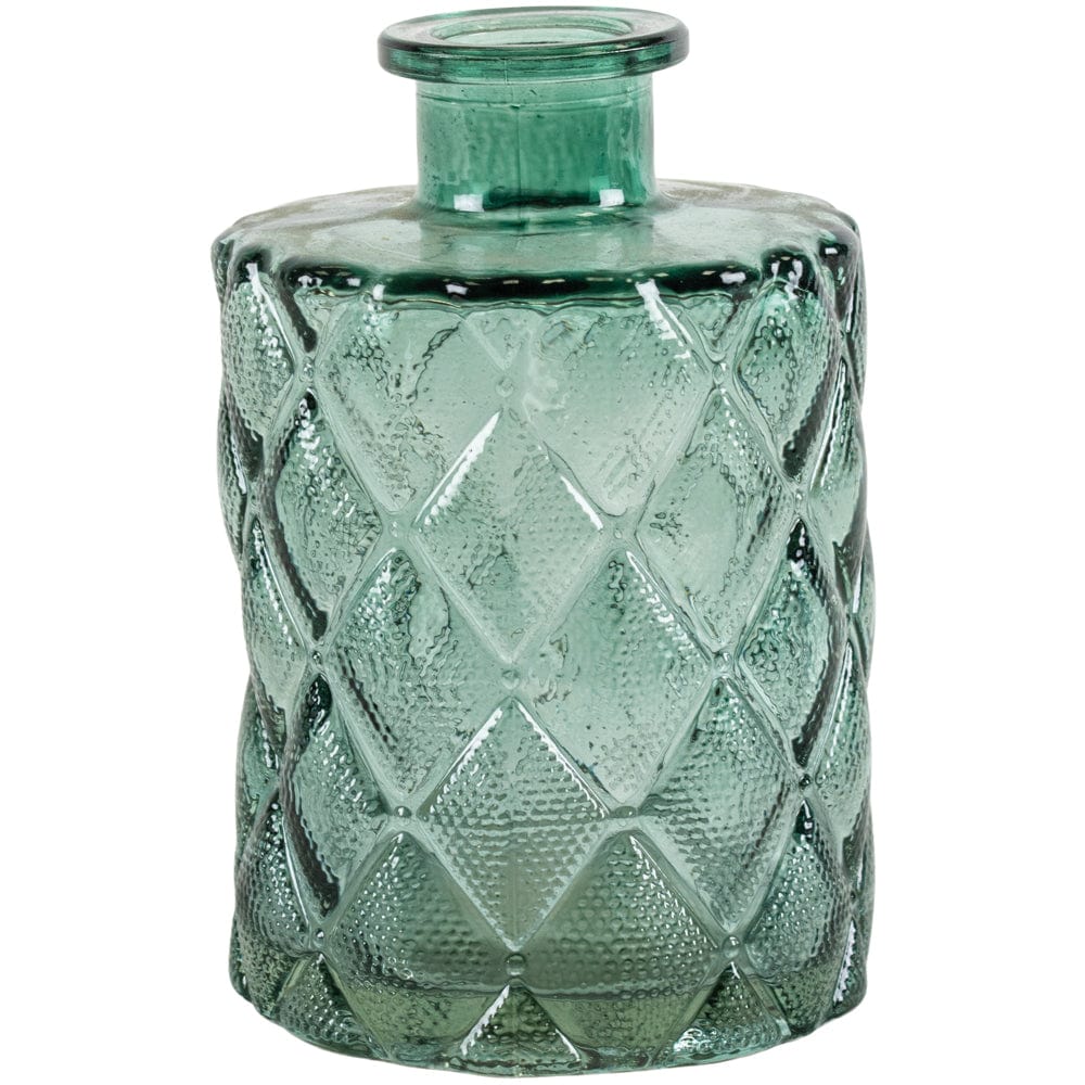 Diamond Glass Bottle Vase
